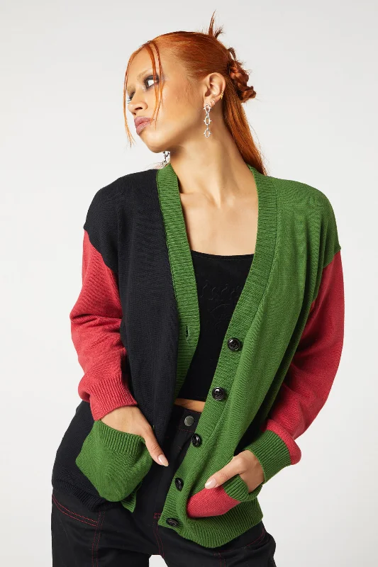 Colourblock Cardigan