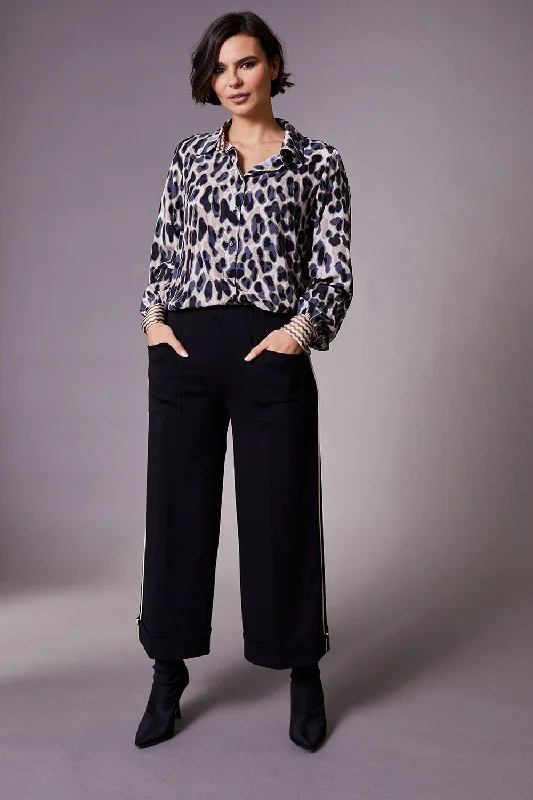 Peruzzi - W23107 Contrast Print Shirt